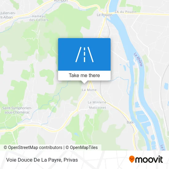 Voie Douce De La Payre map