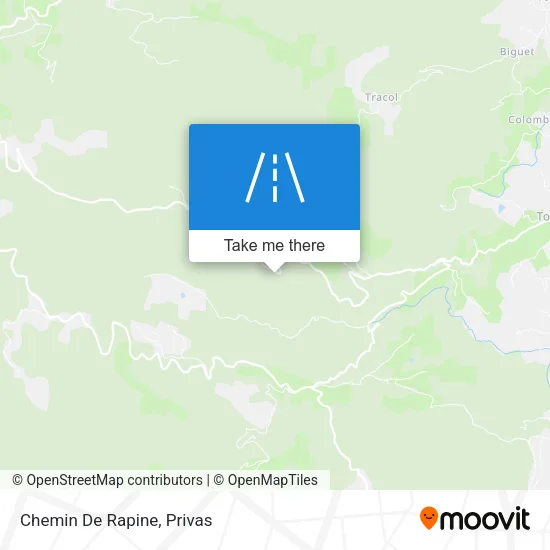 Chemin De Rapine map