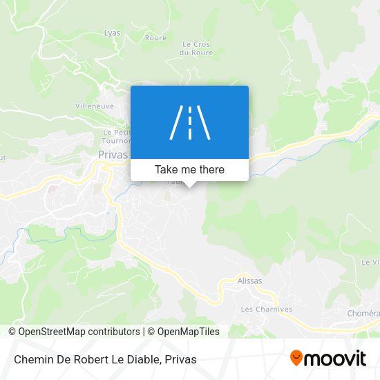 Chemin De Robert Le Diable map