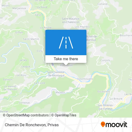Chemin De Ronchevon map