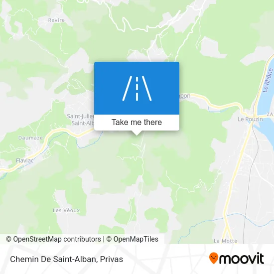Chemin De Saint-Alban map