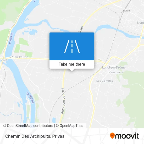 Chemin Des Archipuits map