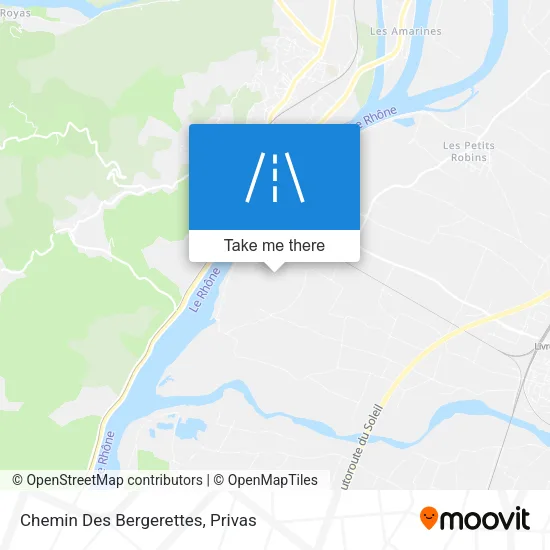 Chemin Des Bergerettes map