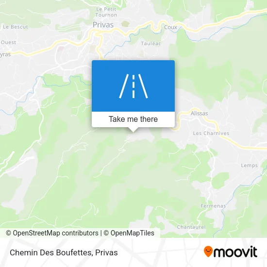 Chemin Des Boufettes map