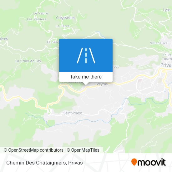 Chemin Des Châtaigniers map