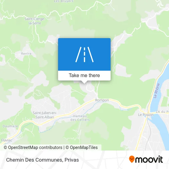 Chemin Des Communes map