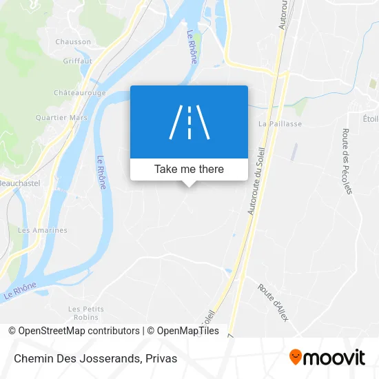 Chemin Des Josserands map
