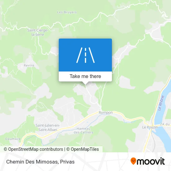 Chemin Des Mimosas map