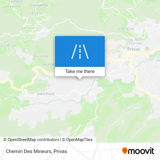 Chemin Des Mineurs map