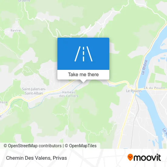 Chemin Des Valens map