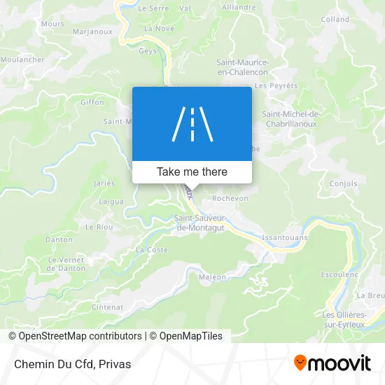 Chemin Du Cfd map