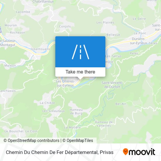 Chemin Du Chemin De Fer Départemental map
