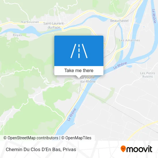 Chemin Du Clos D'En Bas map