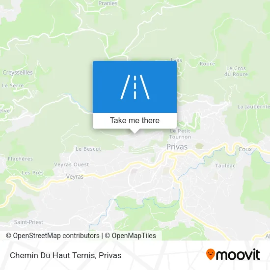 Chemin Du Haut Ternis map