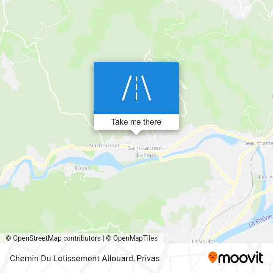 Chemin Du Lotissement Allouard map