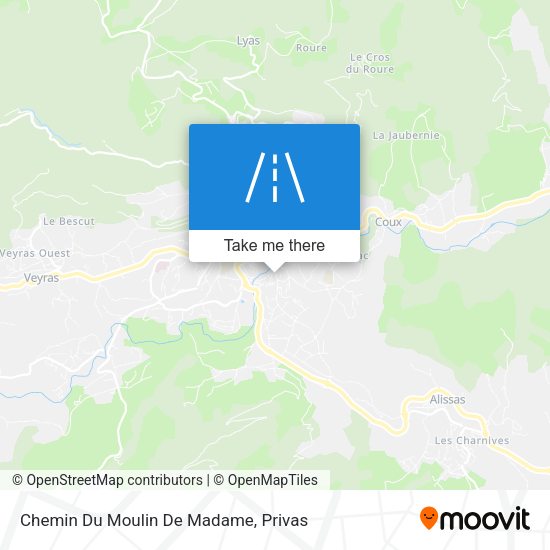 Chemin Du Moulin De Madame map