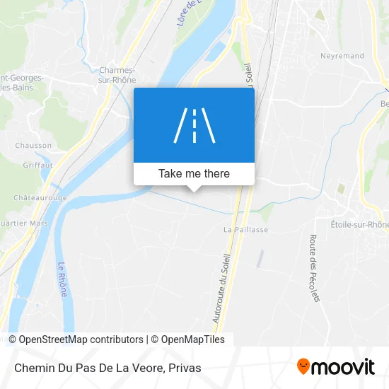 Chemin Du Pas De La Veore map
