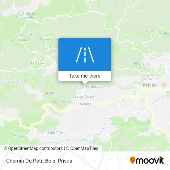 Chemin Du Petit Bois map