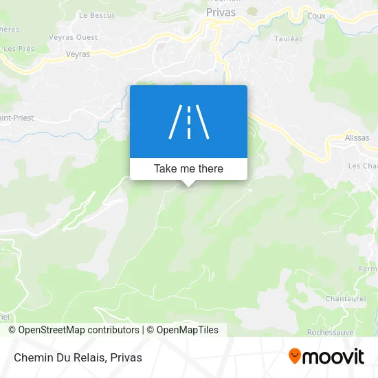 Chemin Du Relais map