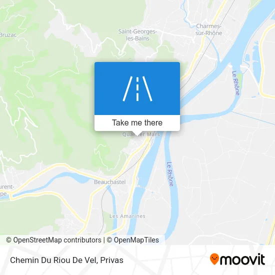 Chemin Du Riou De Vel map