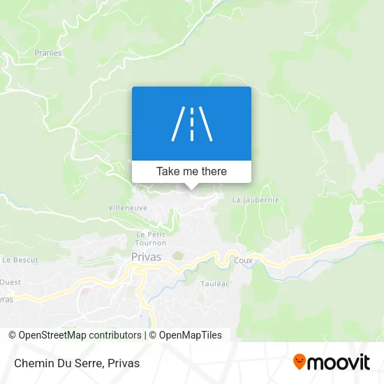 Chemin Du Serre map