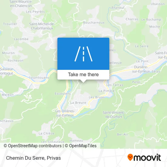 Chemin Du Serre map