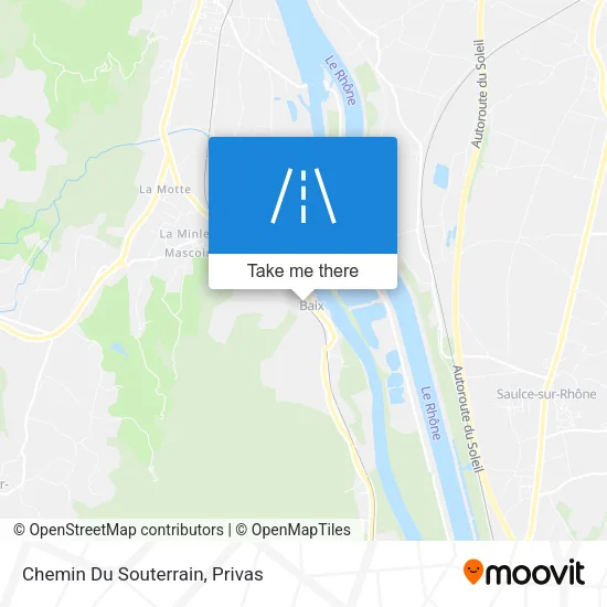 Chemin Du Souterrain map
