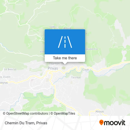 Chemin Du Tram map