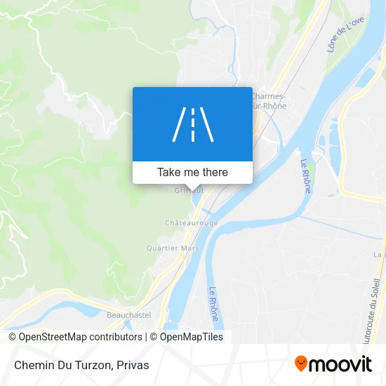 Chemin Du Turzon map