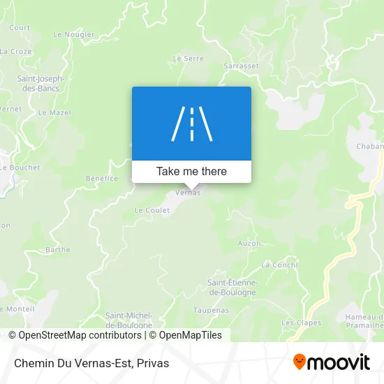 Chemin Du Vernas-Est map