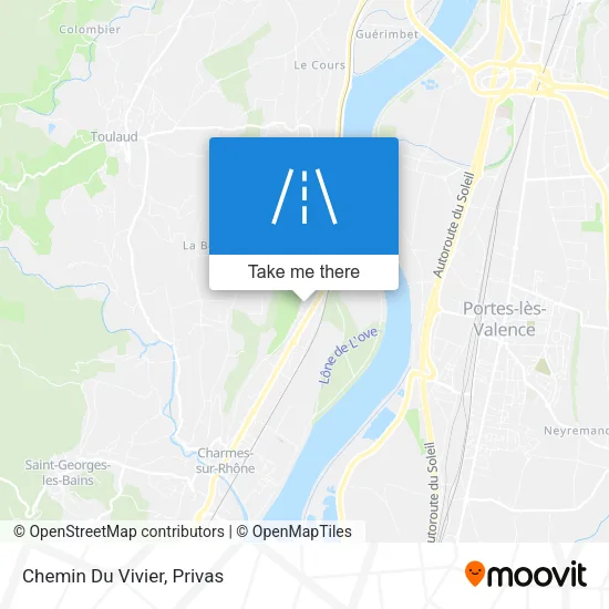Chemin Du Vivier map