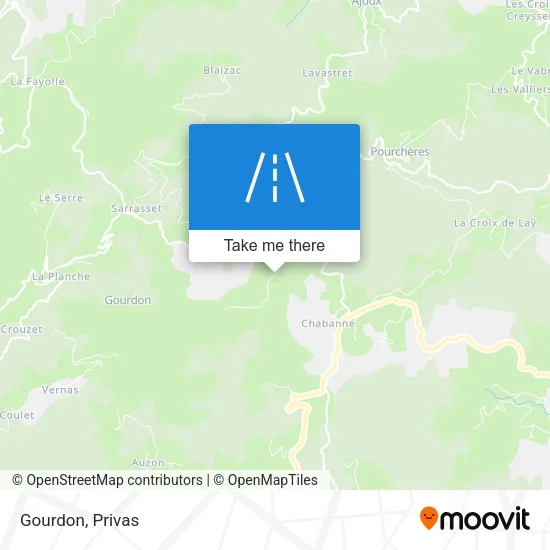 Gourdon map