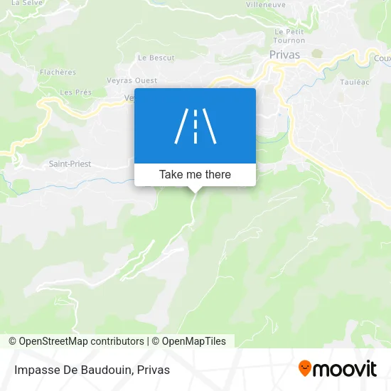 Impasse De Baudouin map