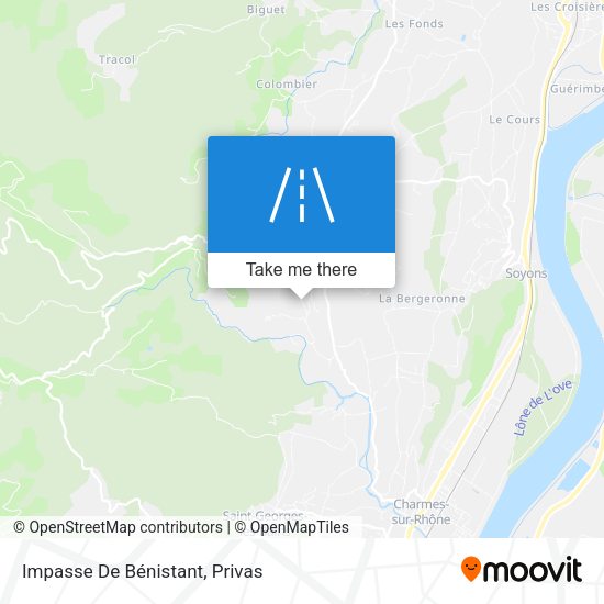 Impasse De Bénistant map