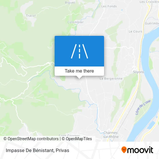 Impasse De Bénistant map