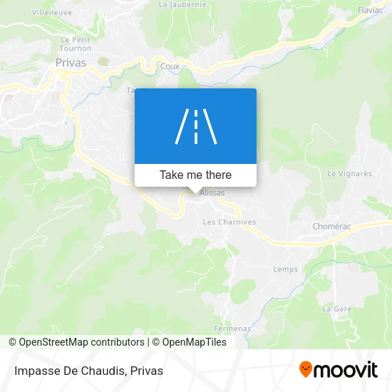 Impasse De Chaudis map
