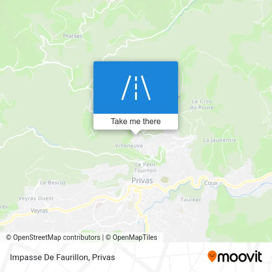 Impasse De Faurillon map