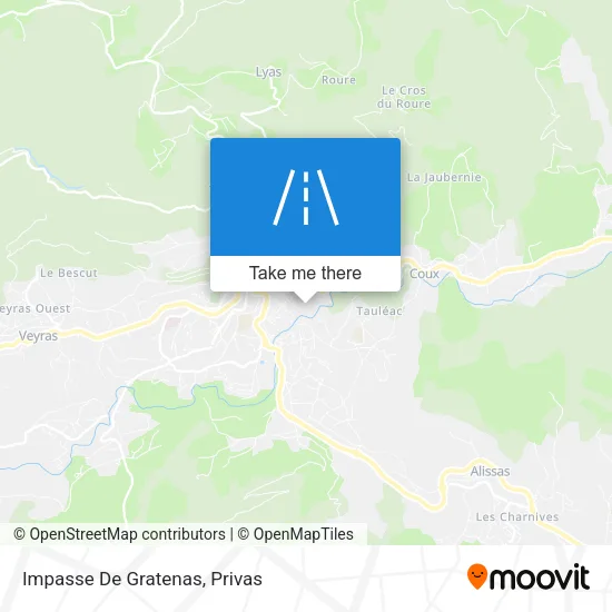 Impasse De Gratenas map