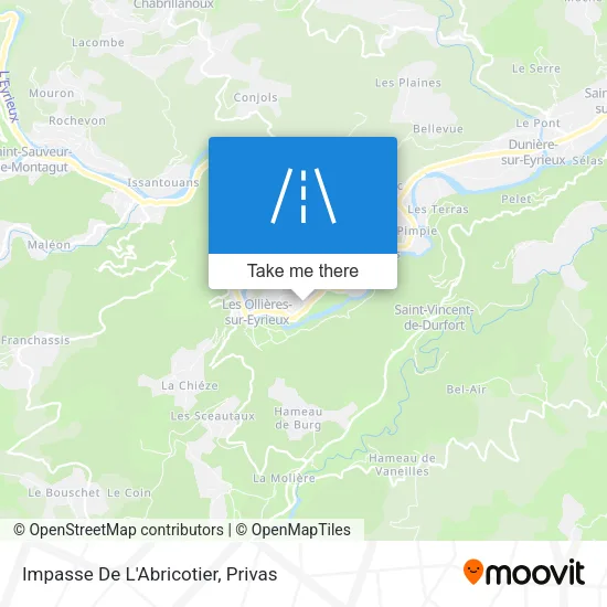 Impasse De L'Abricotier map