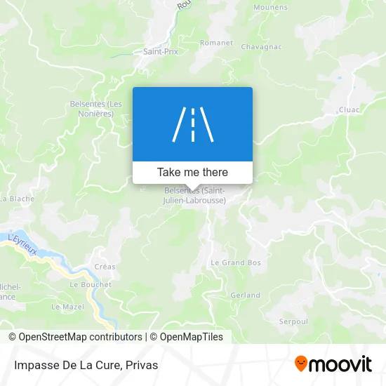 Impasse De La Cure map