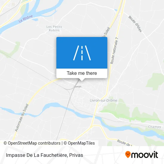 Impasse De La Fauchetière map