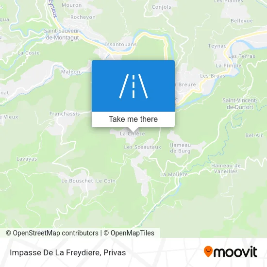 Impasse De La Freydiere map