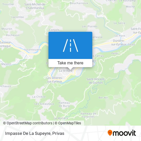 Impasse De La Supeyre map