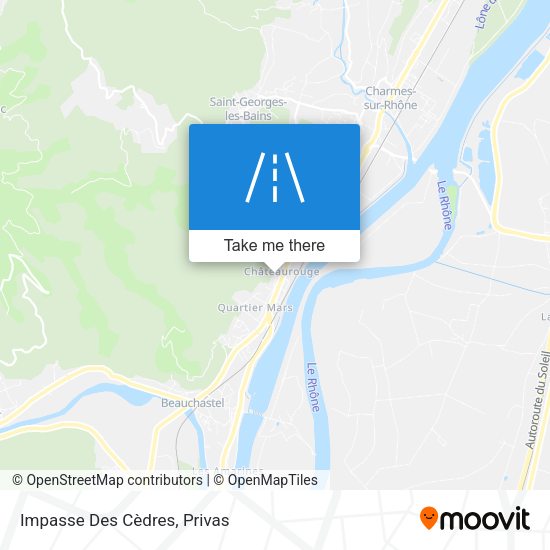 Impasse Des Cèdres map