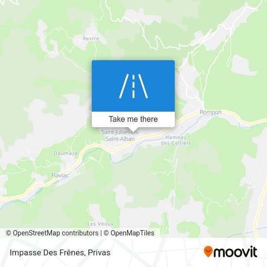 Impasse Des Frênes map