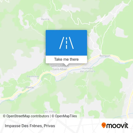 Impasse Des Frênes map