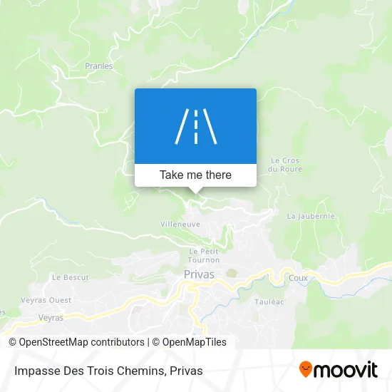 Impasse Des Trois Chemins map