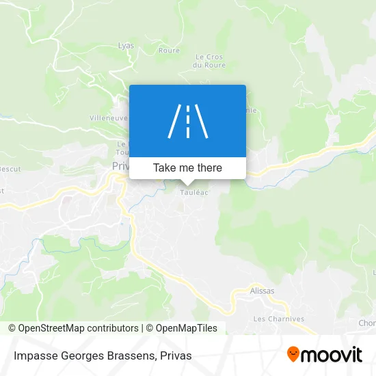Impasse Georges Brassens map