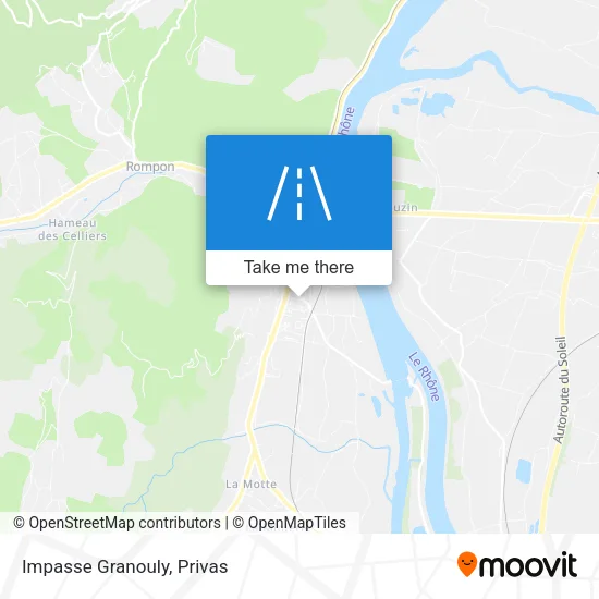 Impasse Granouly map