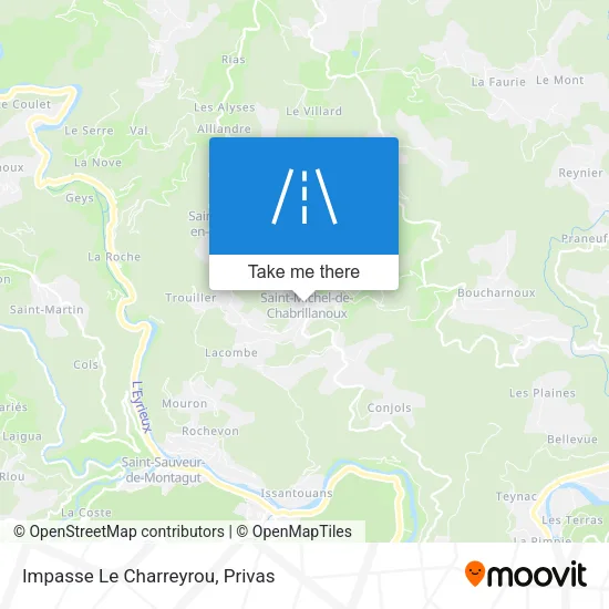 Impasse Le Charreyrou map